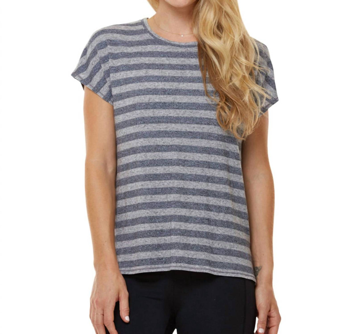 Stripe Boxy Tee