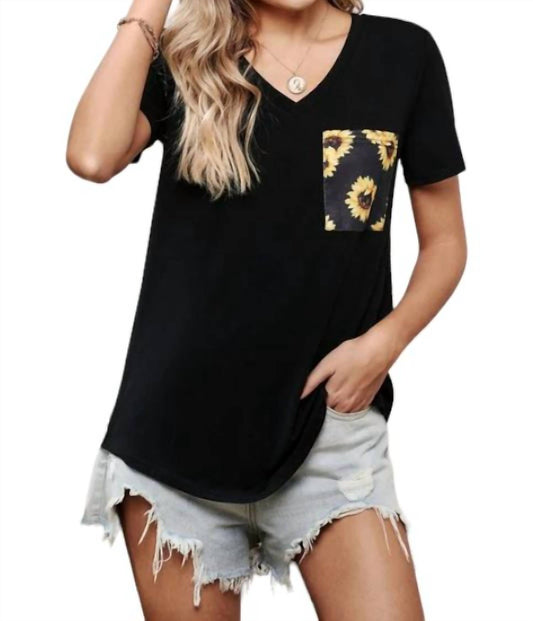 Sunflower Pocket Tee