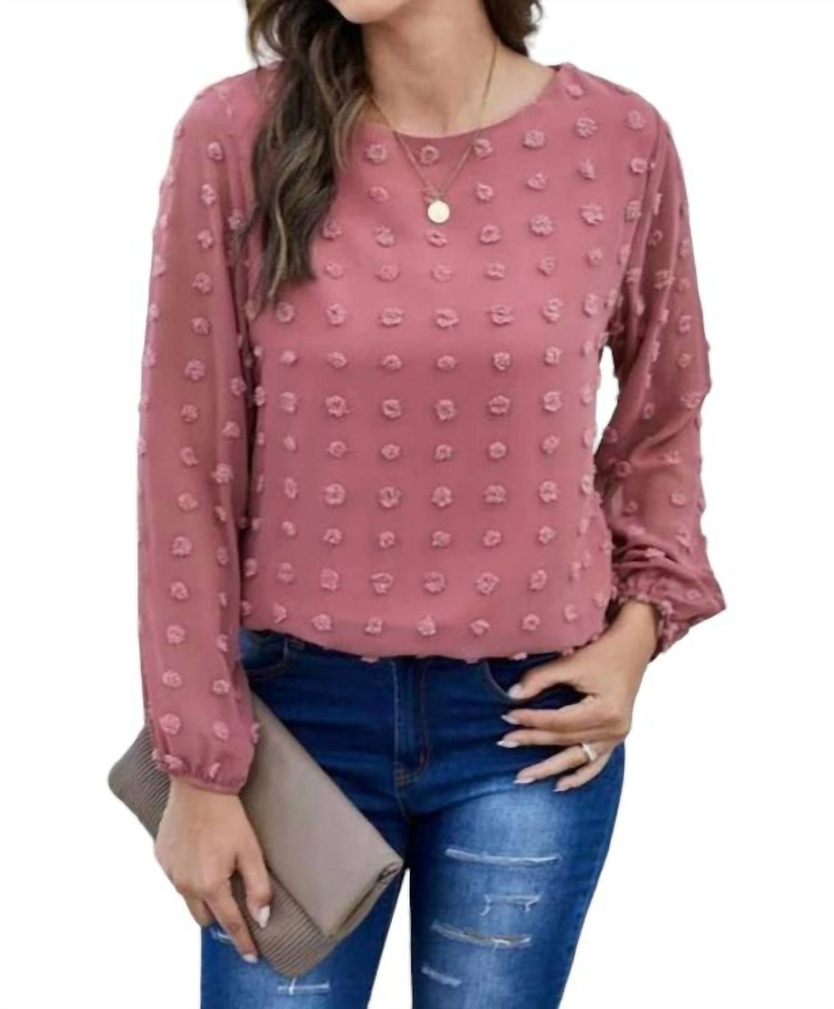 Swiss Dot Blouse