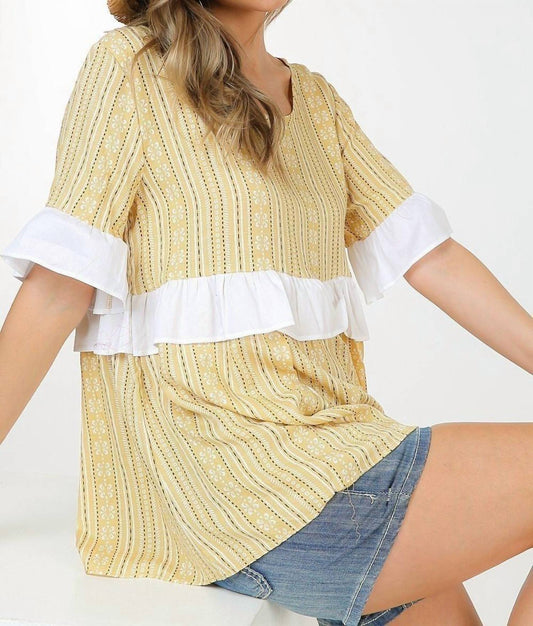 Cotton Printed Top