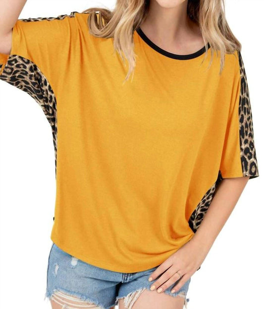 Round Neck with Cheetah Tee