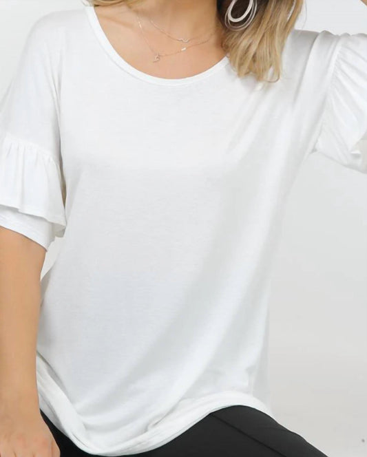 Tiered Ruffle Short Sleeve