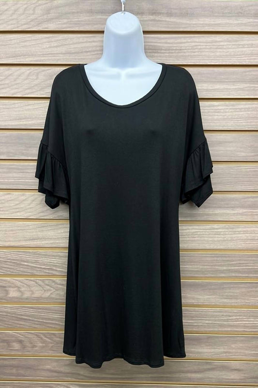 Women's Tiered Ruffle Short Sleeve