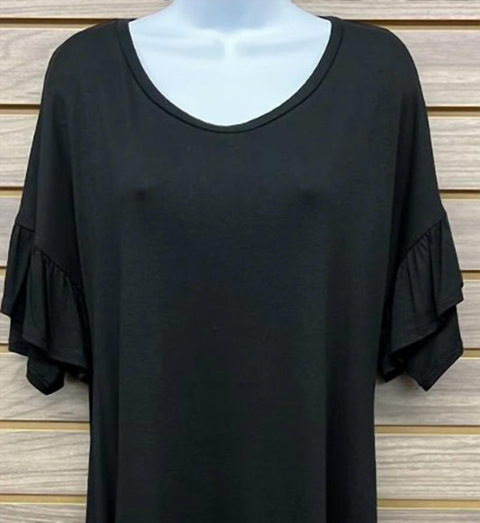 Women's Tiered Ruffle Short Sleeve
