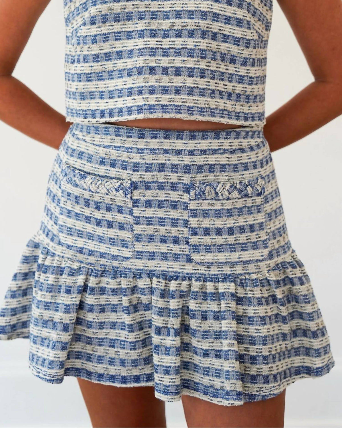 Eden Tweed Mini Skirt