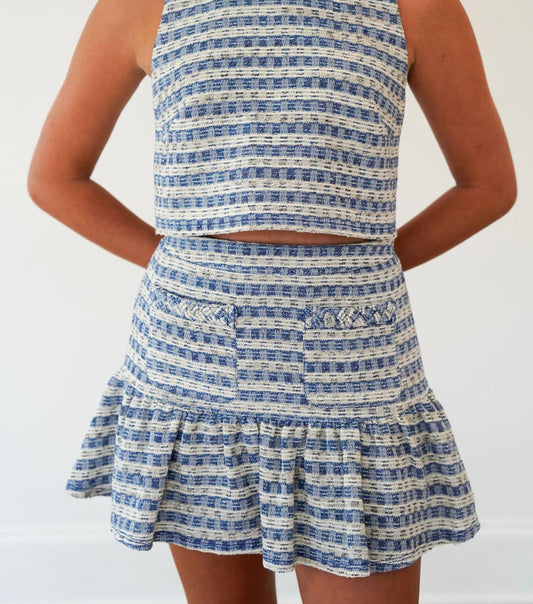 Eden Tweed Mini Skirt