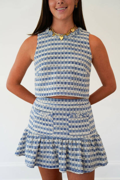 Eden Tweed Mini Skirt