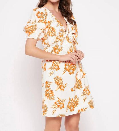 Sunlit Ivy Mini Dress