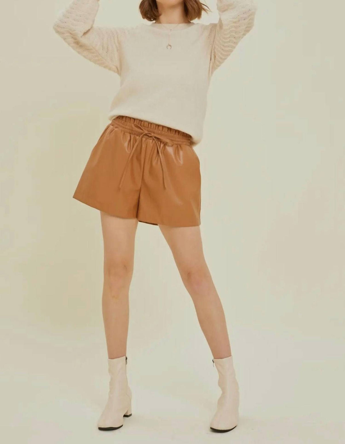 Harper Leather Shorts