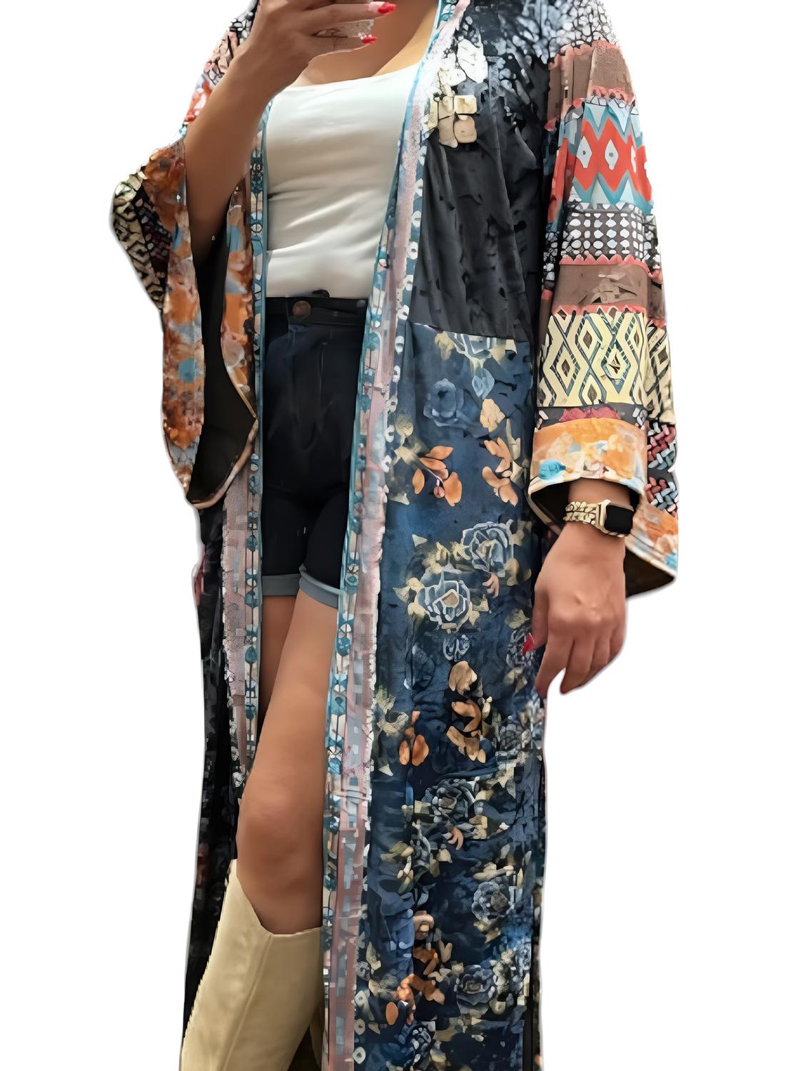 Boho Patchwork Kimono