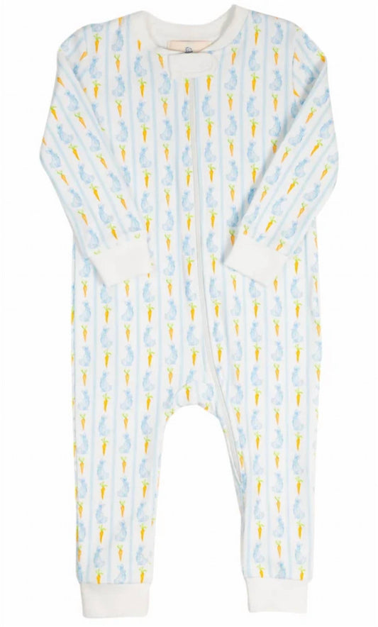 Kid's Bunny Knit Zip Up Pajamas