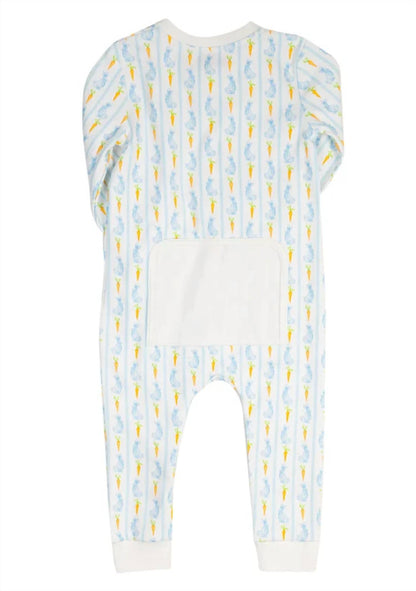 Kid's Bunny Knit Zip Up Pajamas