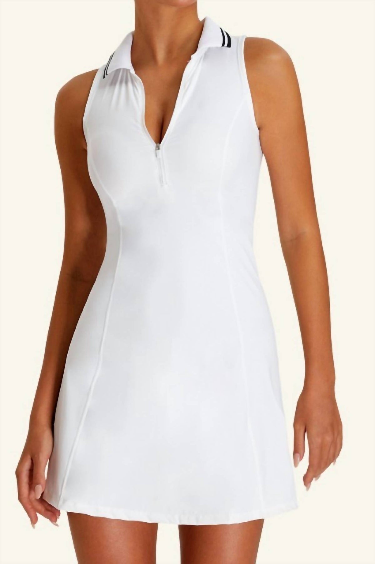 Polo Half Zip Tennis Dress
