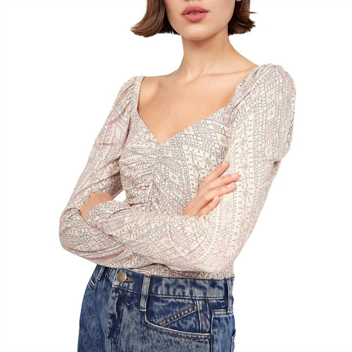 Serafina Ruched Blouse
