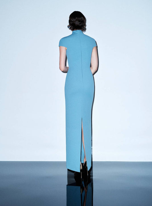 Solace London Women's Lang Maxi Dress in Slate Blue - view 2