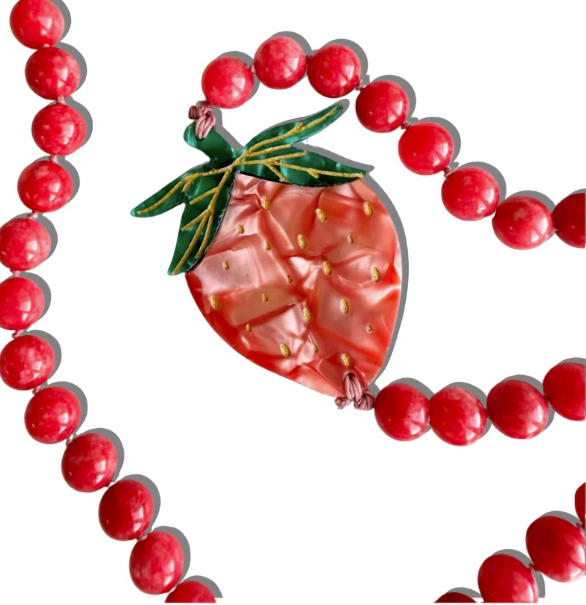 Women's Strawberry Gemstone Crossbody Phone Lace