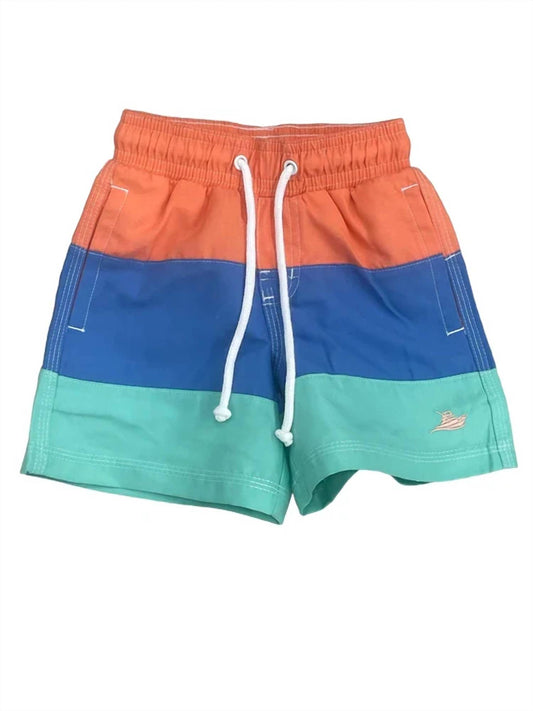 Boys Regatta Color Block Short