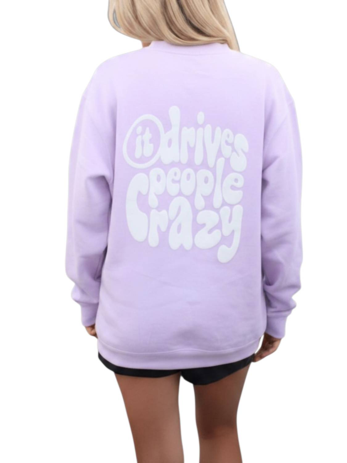 Be Happy Long Sleeve Crewneck Sweatshirt