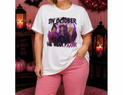In October We Wear Pink Hocus Pocus Tee - Plus