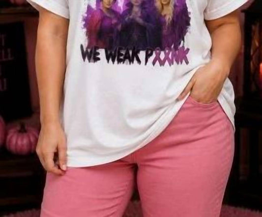 In October We Wear Pink Hocus Pocus Tee - Plus