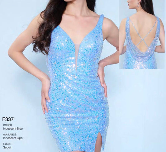 Open Back Mini Dress
