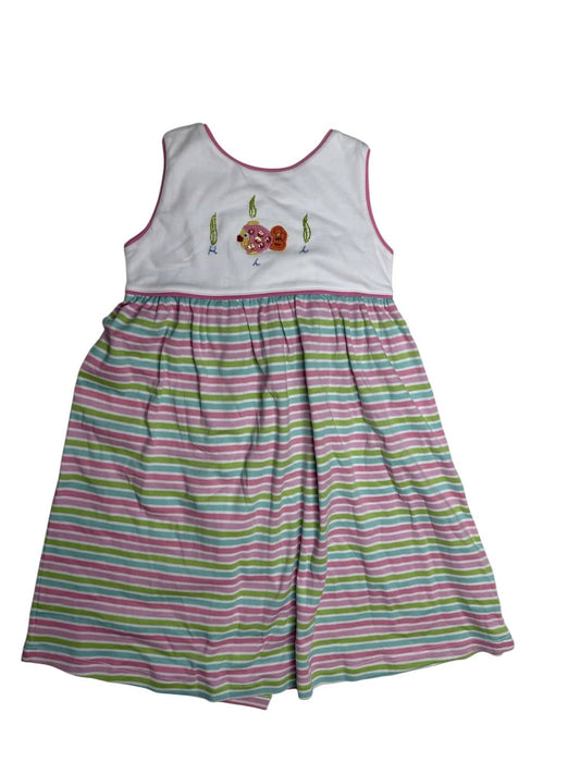 Girl's Button Back Fish Dress