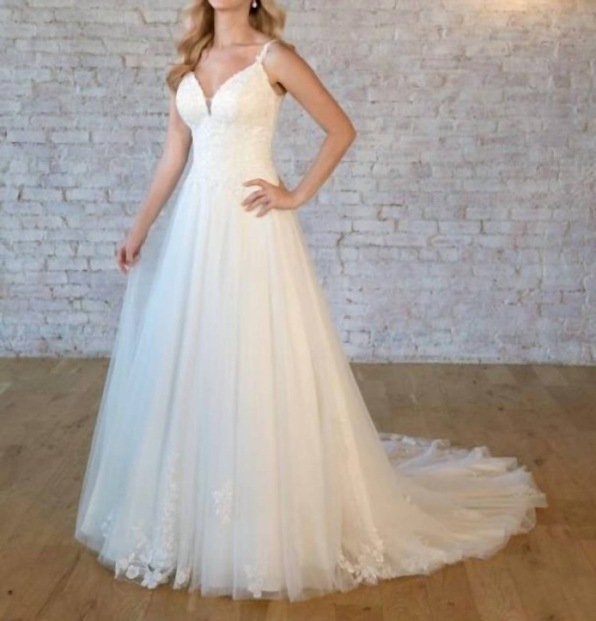 A Line Wedding Gown