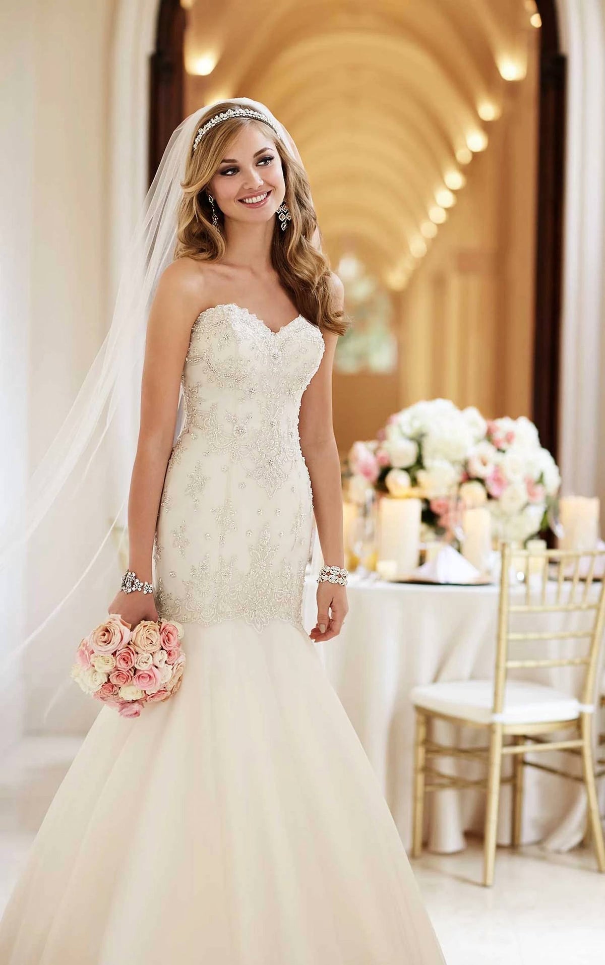 Fit And Flare Wedding Gown