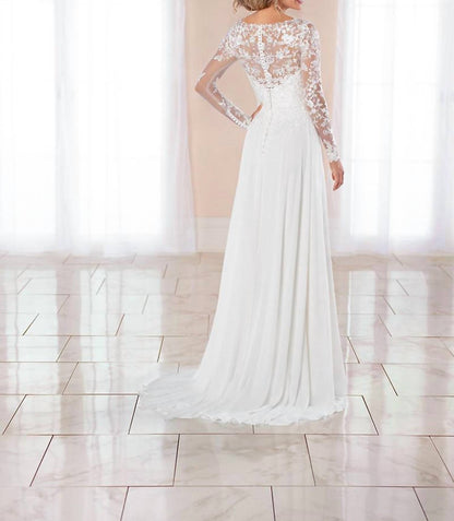 Long Sleeve Wedding Gown