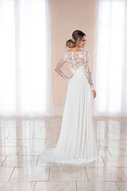 Long Sleeve Wedding Gown