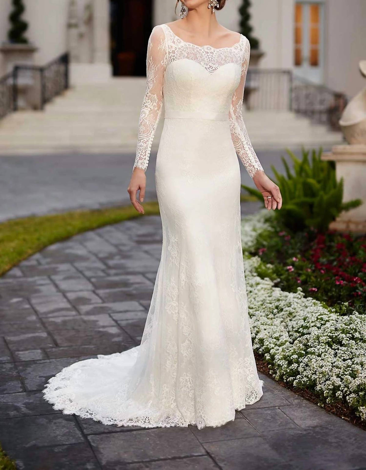 Sheath Wedding Dress