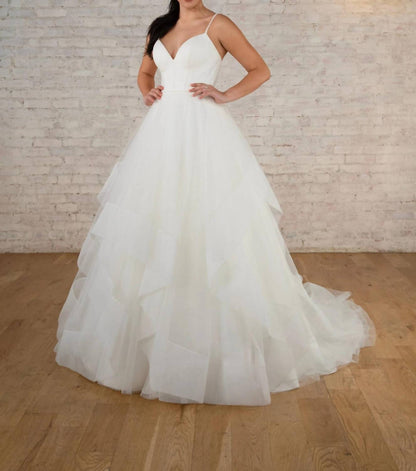 Spaghetti Straps Wedding Dress