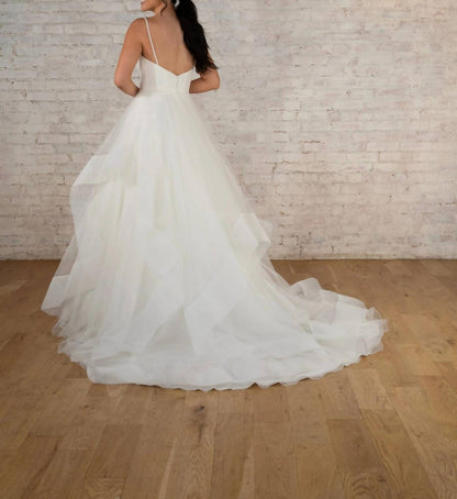 Spaghetti Straps Wedding Dress