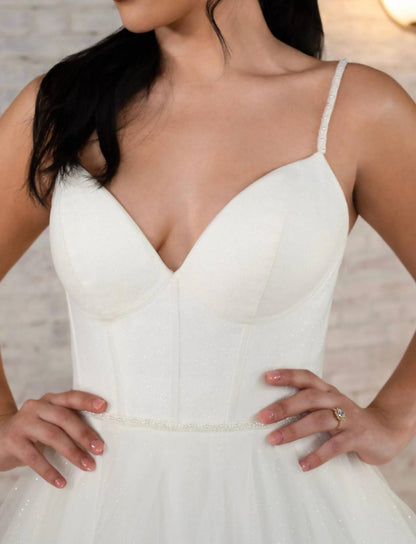 Spaghetti Straps Wedding Dress