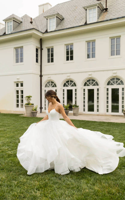 Spaghetti Straps Wedding Dress