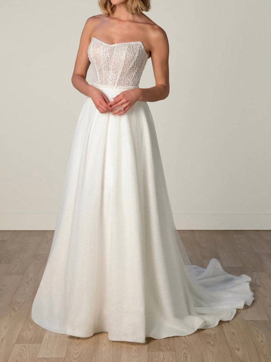 Strapless Wedding Gown