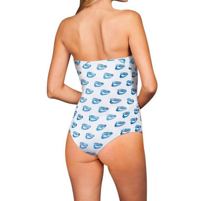 Chai Tie Front One Piece Swimsuit