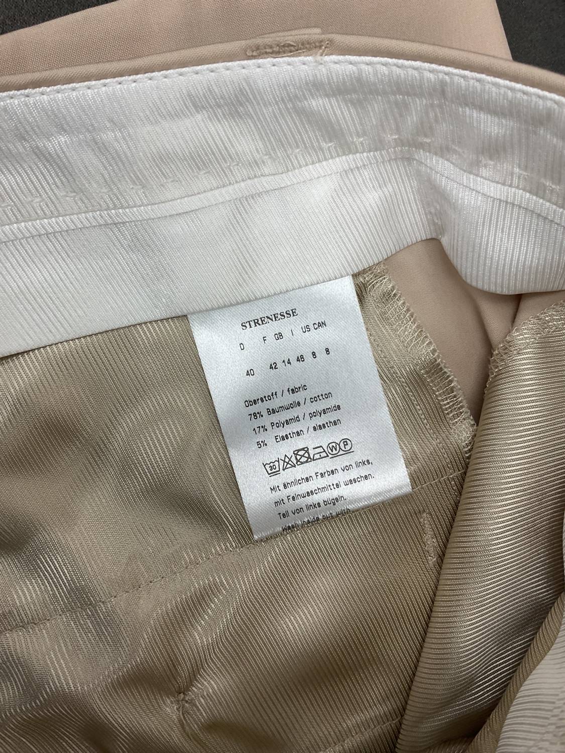 CUFFED COTTON STRETCH PANT