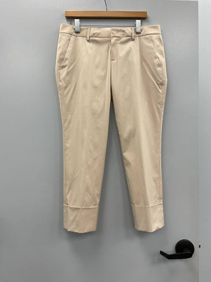 CUFFED COTTON STRETCH PANT