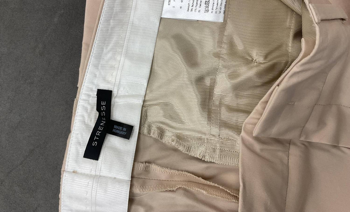 CUFFED COTTON STRETCH PANT