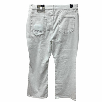 Women's Short Mid Rise Curvy Boot Cut Denim Jeans
