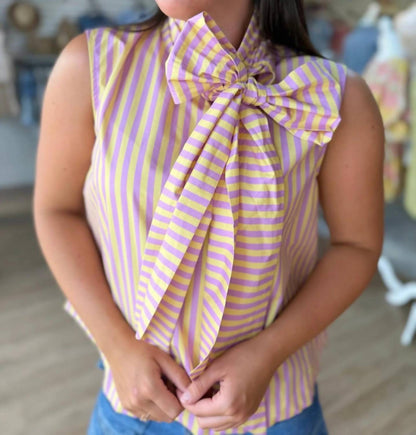 Tiger Tail Bow Blouse
