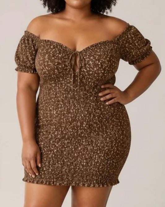 Peasant Top Bodycon Dress