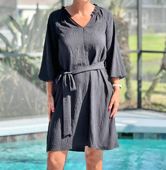Hustle And Bustle Mini Dress