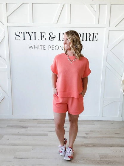 Jenny Textured Lounge Shorts