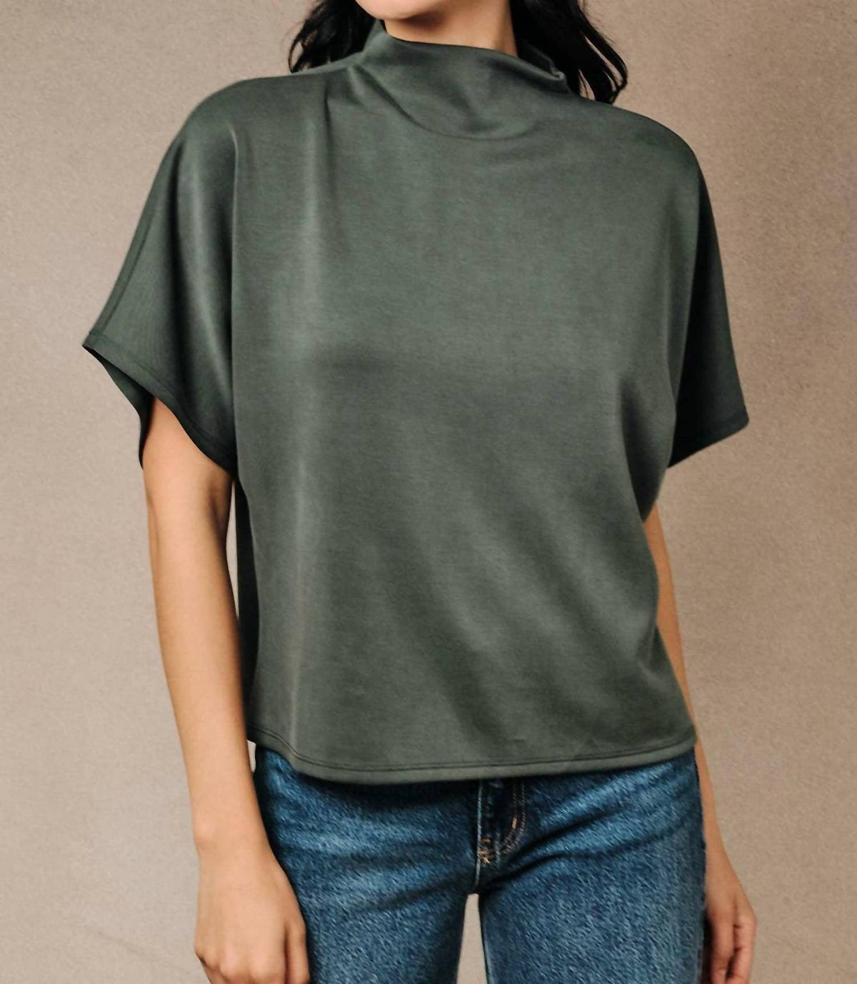 Audrey Mock Neck Top