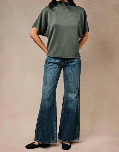 Audrey Mock Neck Top