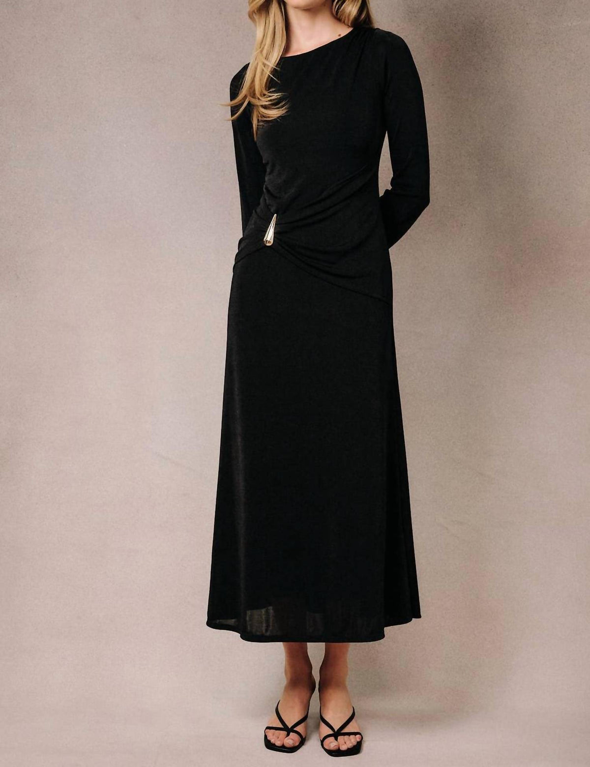 Boat Neck Maxi Dress