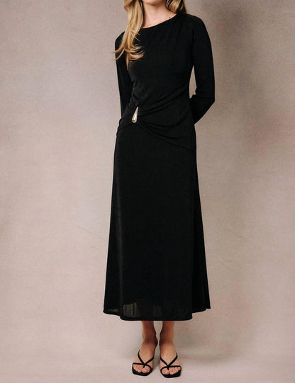 Boat Neck Maxi Dress