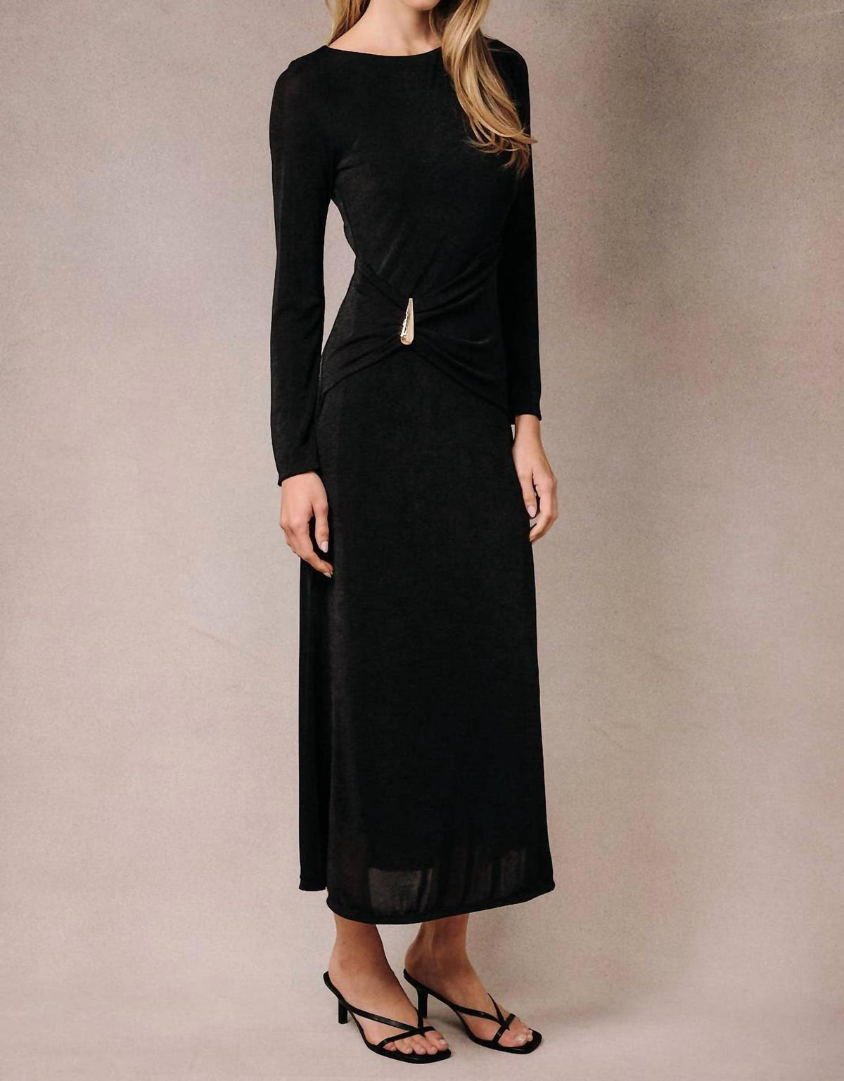 Boat Neck Maxi Dress